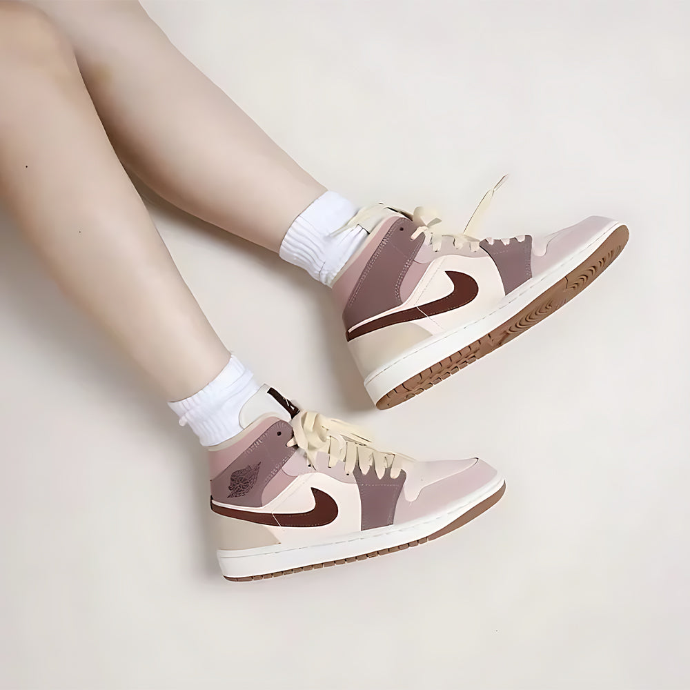 Air Jordan 1 Mid SE Dark Pony Smoky Mauve - All About Eg
