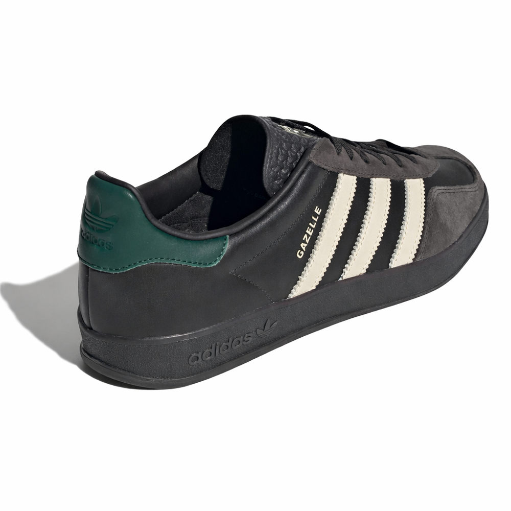 Adidas Gazelle Indoor Leather Black Brown Green
