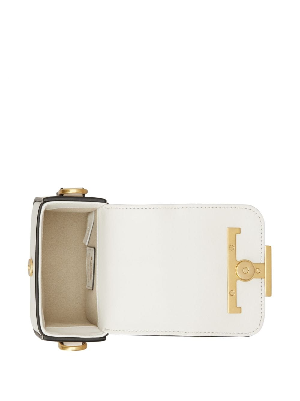 Tod's Timeless Crossbody Bag In Leather Micro White - All About Eg