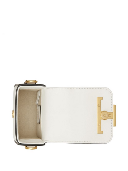 Tod's Timeless Crossbody Bag In Leather Micro White - All About Eg