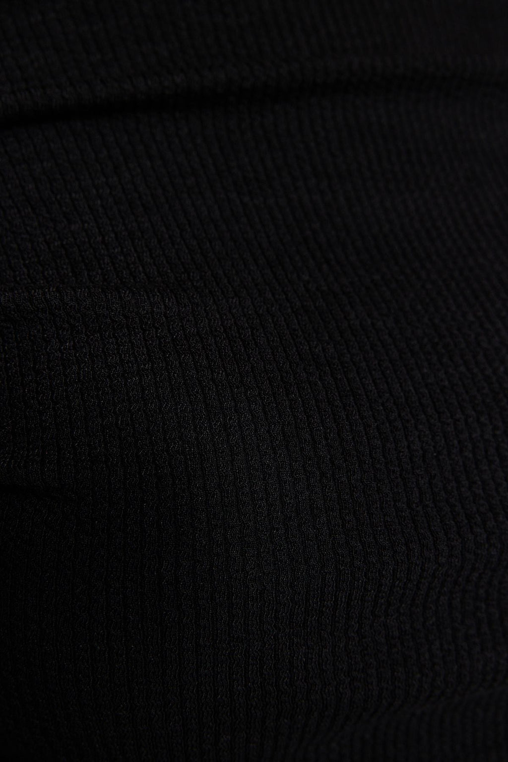 Black Draped Boat Neck Asymmetrical Knitted Blouse - All About Eg