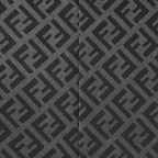 Fendi FF Logo Wool Scarf Black