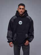 Hoodie Sweatshirt Fur Black - All About Eg