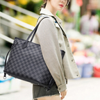 Louis Vuitton Checkered Tote Bag With Inner Pouch - All About Eg