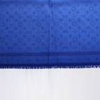 Louis Vuitton Monogram Wool & Silk Scarf – Royal Blue
