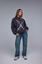 Unisex Design X Printed Sweatshirt - All About Eg