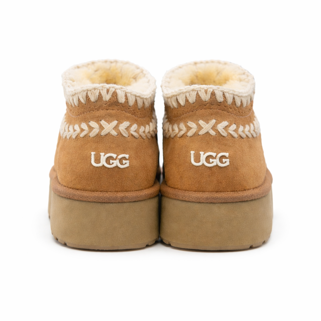 UGG Classic Ultra Printed Mini Boot Chestnut