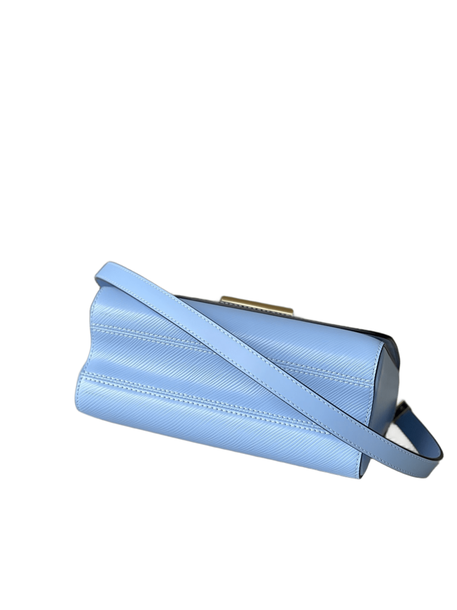 Louis Vuitton Twist MM Monogram Flower Bleu Nuage Blue Shoulder And Crossbody Bags - All About Eg