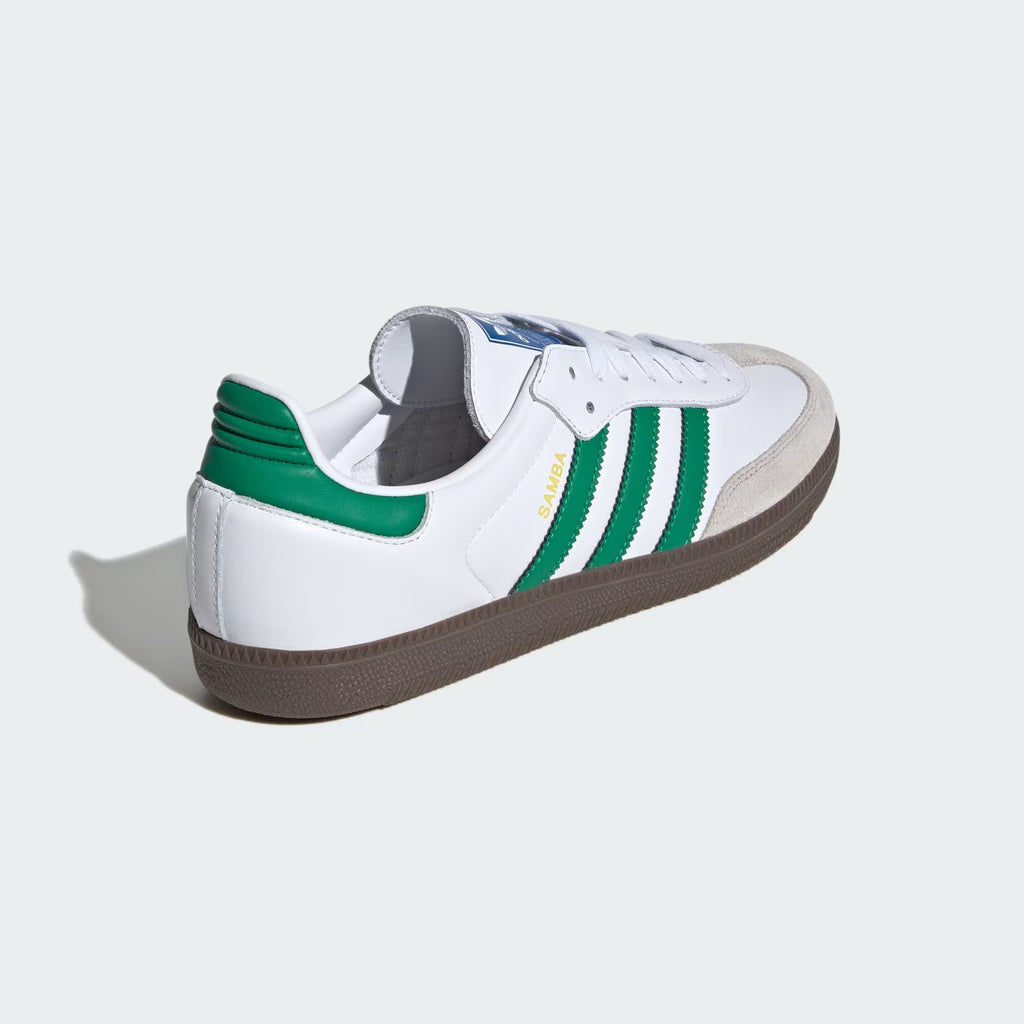 Adidas Samba OG Shoes Cloud White / Green - All About Eg