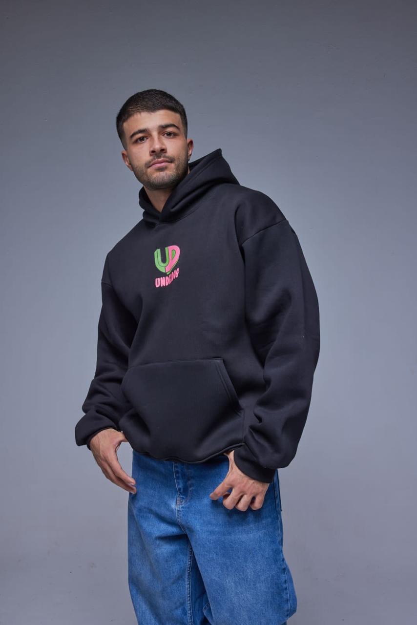 Black Penguin Hooded Sweatshirt - All About Eg