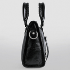 Balenciaga Black Small Leather Le City Top-Handle Bag