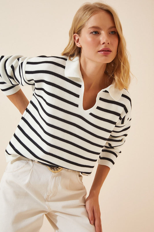 Sweater - White - Crop - All About Eg