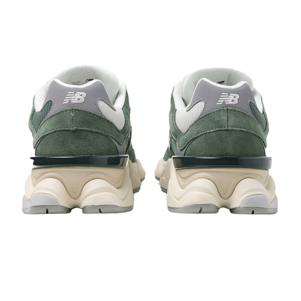 New Balance 9060 Returns in Green Suede