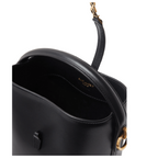 Saint Laurent Le 37 Mini Leather Bucket Bag Black