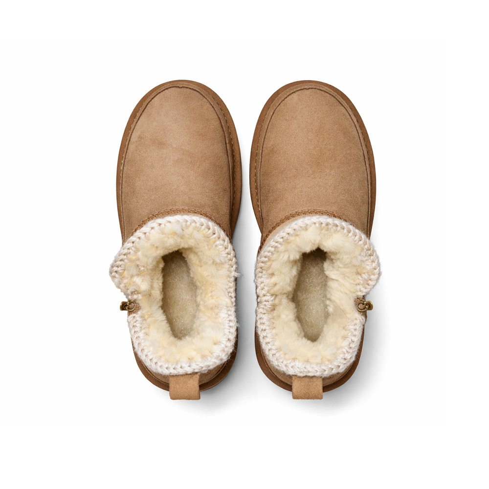 UGG Classic Ultra Zipper Mini Boot Chestnut