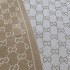 Gucci GG Reversible Wool Scarf – Beige