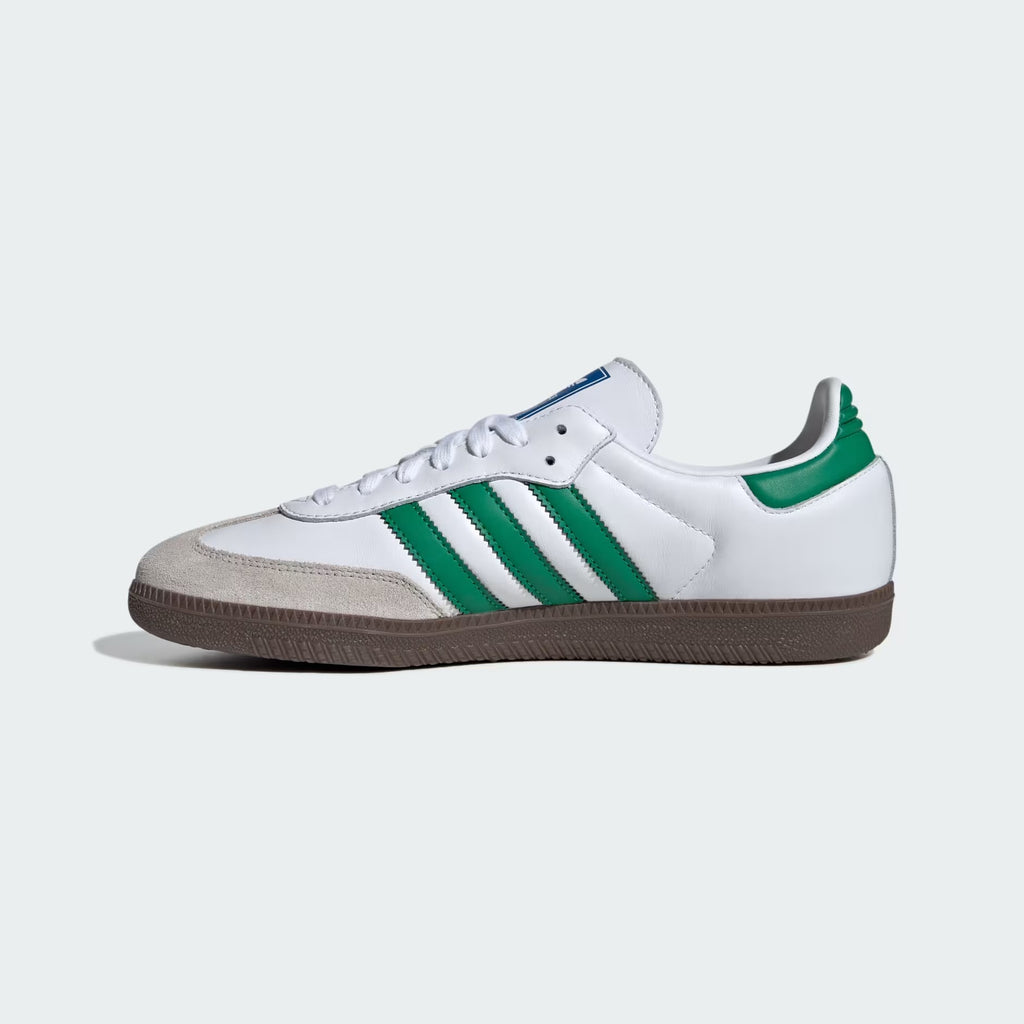 Adidas Samba OG Shoes Cloud White / Green - All About Eg
