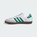 Adidas Samba OG Shoes Cloud White / Green - All About Eg