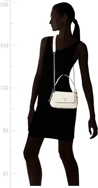 Guess Desideria Mini Flap Shoulder Bag White - All About Eg