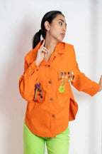 Gabardine Shirt Pocketed - All About Eg