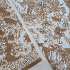 Christian Dior Toile de Jouy Embroidered Wool Scarf – Beige & Camel