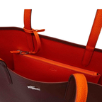 Lacoste Reversible Tote Bag – Two-Tone Piqué & Grained