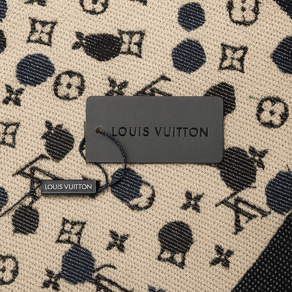 Louis Vuitton Reversible Monogram Wool Scarf
