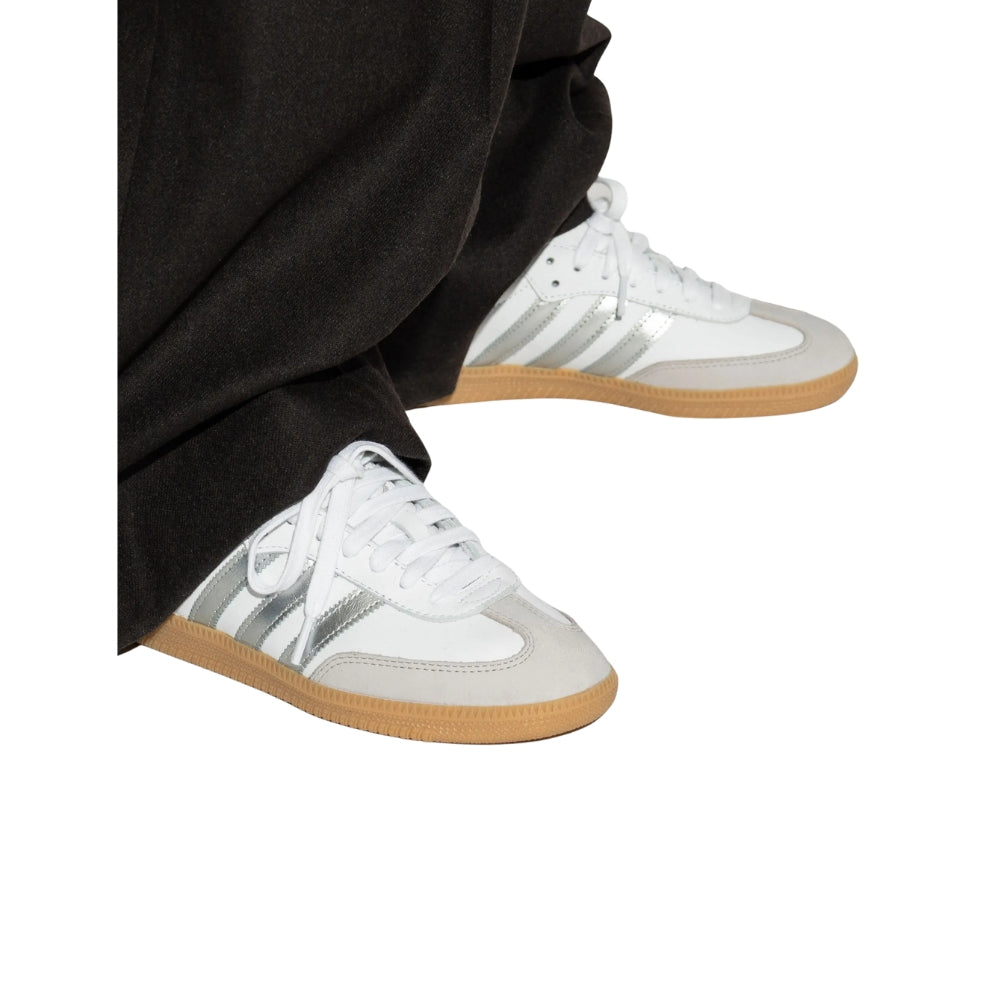 Adidas Samba OG White/Silver Metallic/Grey Sneakers