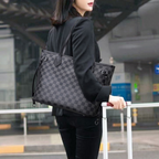Louis Vuitton Checkered Tote Bag With Inner Pouch - All About Eg