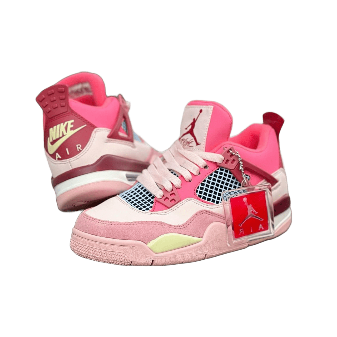 Nike Air Jordan 4 Retro Pink White - All About Eg