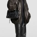 Balenciaga Black Small Leather Le City Top-Handle Bag