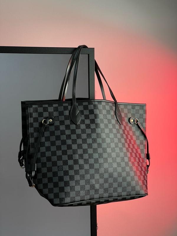 Louis Vuitton Checkered Tote Bag With Inner Pouch - All About Eg
