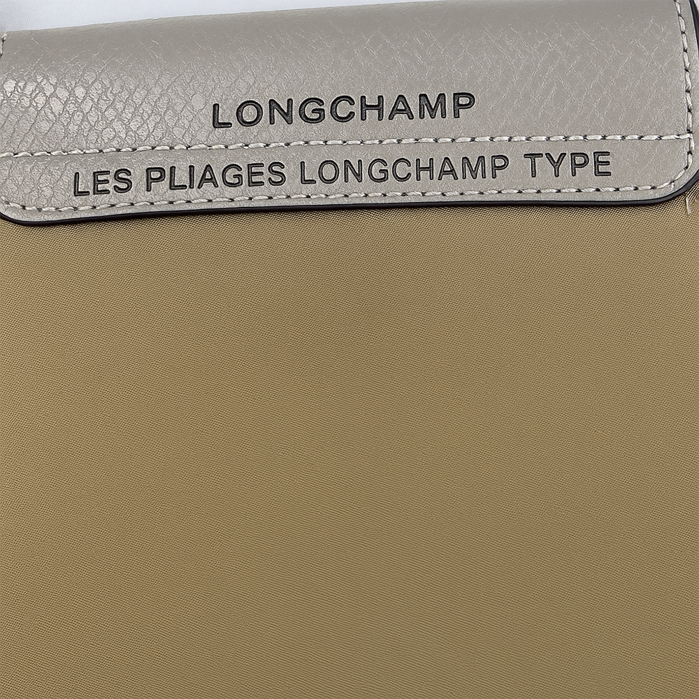 Longchamp Le Pliage M Handbag - Beige & Grey