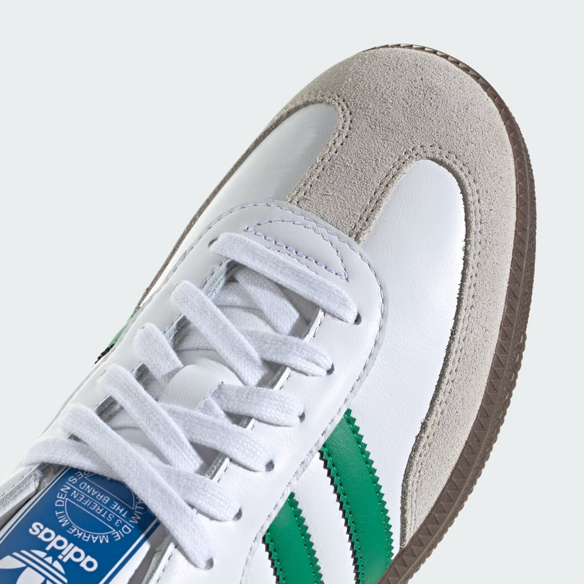 Adidas Samba OG Shoes Cloud White / Green - All About Eg