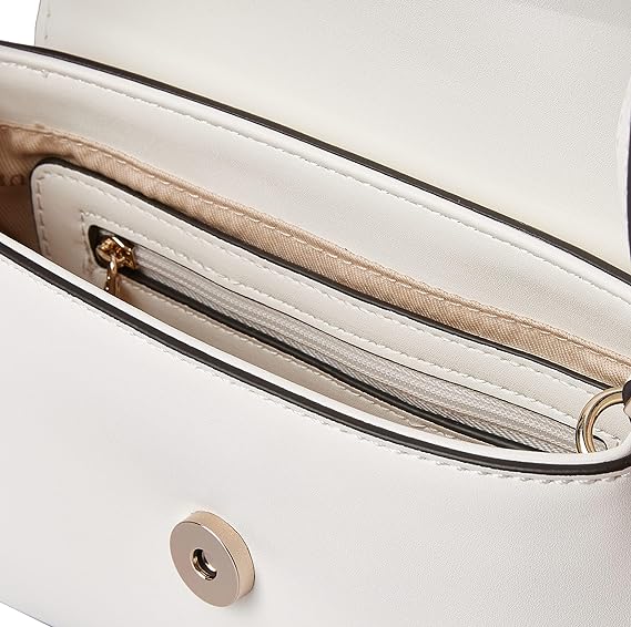 Guess Desideria Mini Flap Shoulder Bag White - All About Eg