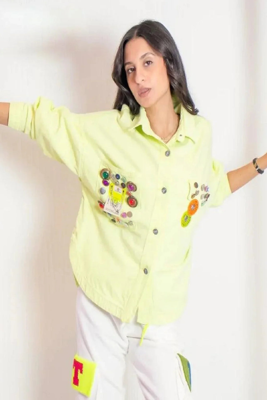 Gabardine Shirt Pocketed - All About Eg