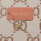 Gucci Reversible GG Jacquard Wool Scarf – Brown & Beige
