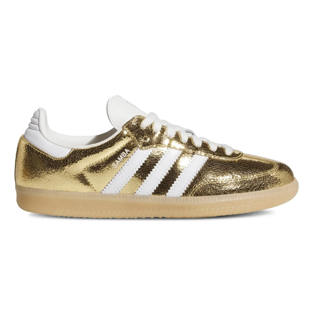 Adidas Samba Cracked Metallic Pak Gold' Sneaker