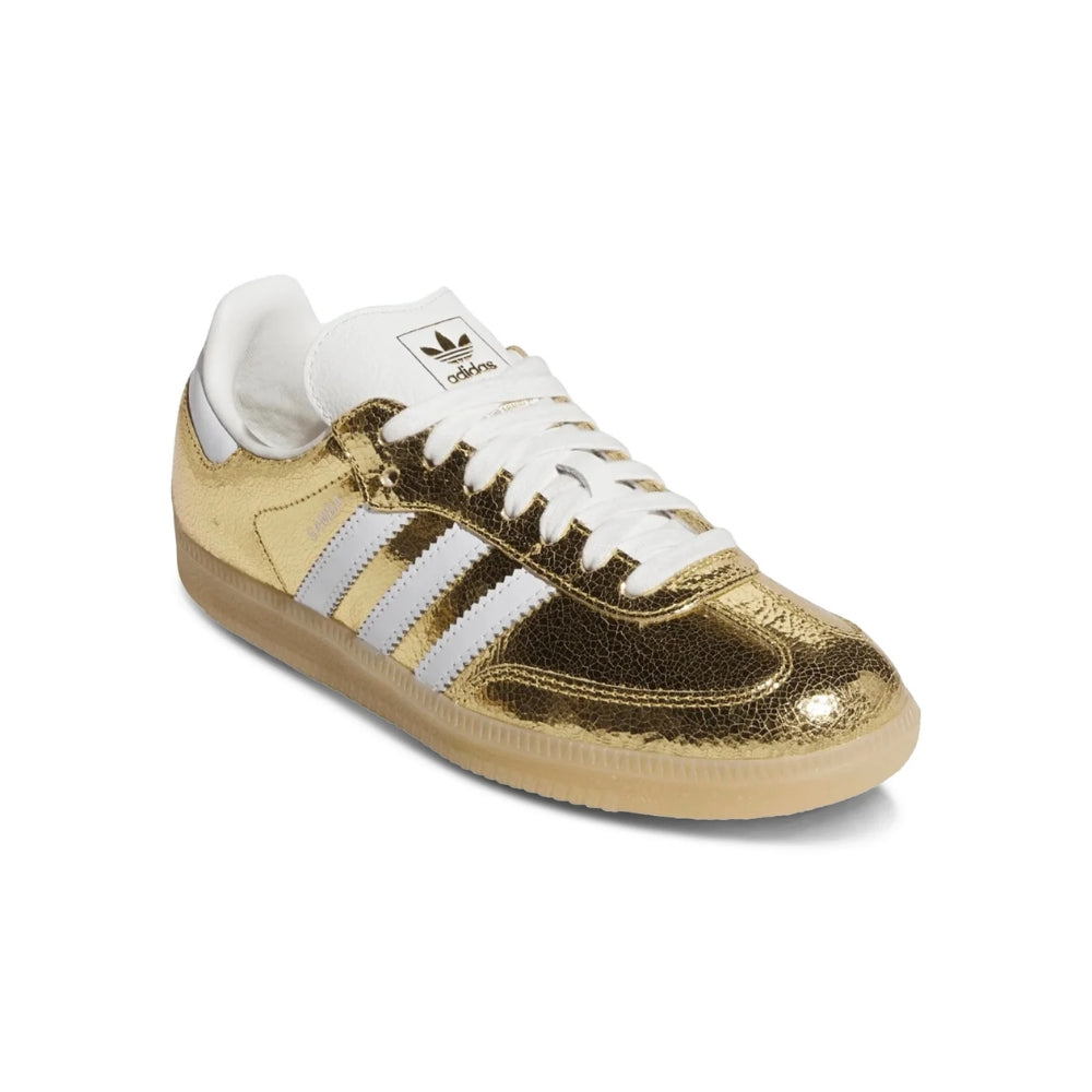 Adidas Samba Cracked Metallic Pak Gold' Sneaker