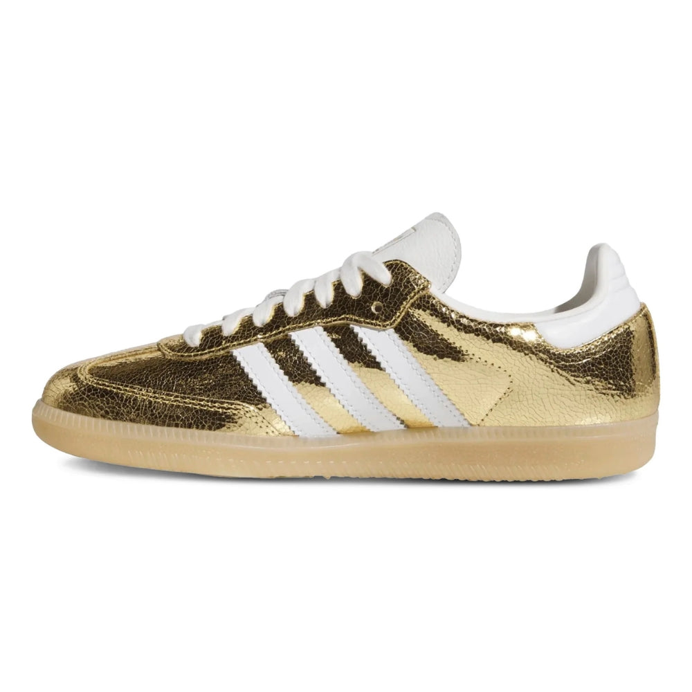 Adidas Samba Cracked Metallic Pak Gold' Sneaker