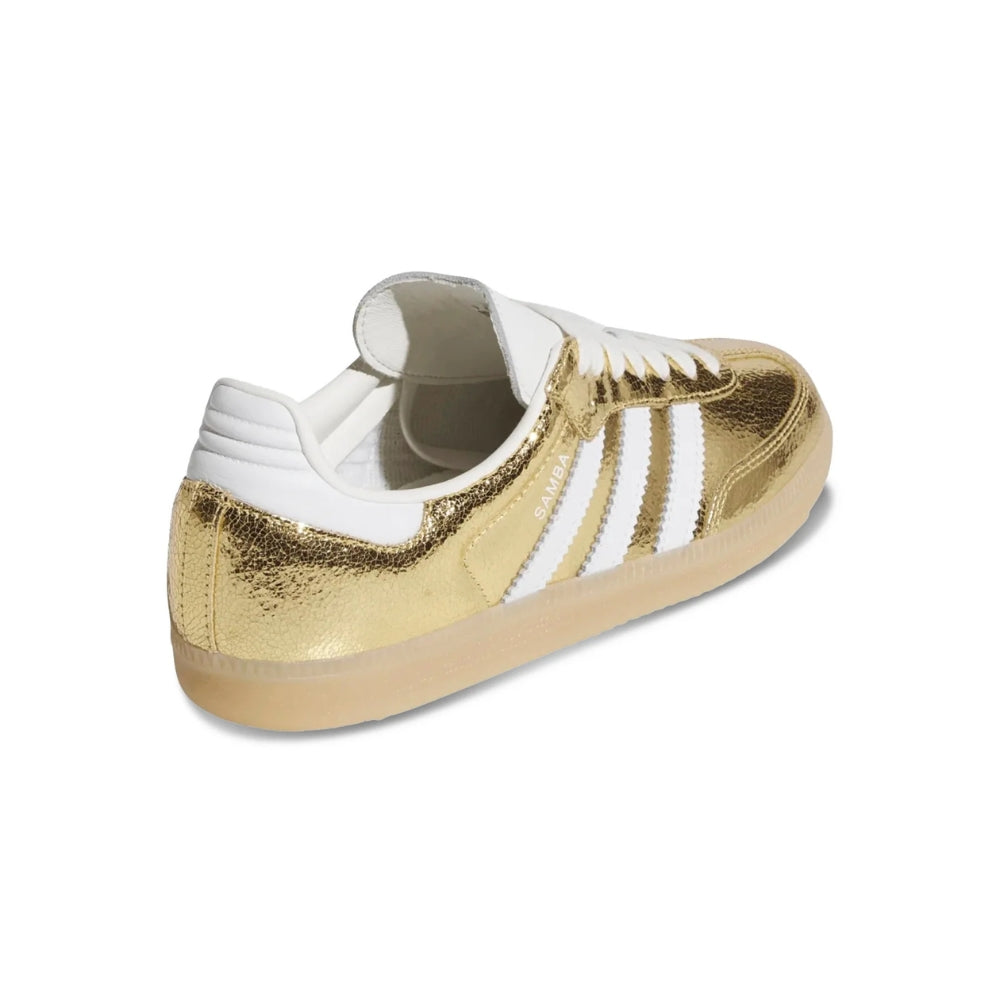 Adidas Samba Cracked Metallic Pak Gold' Sneaker