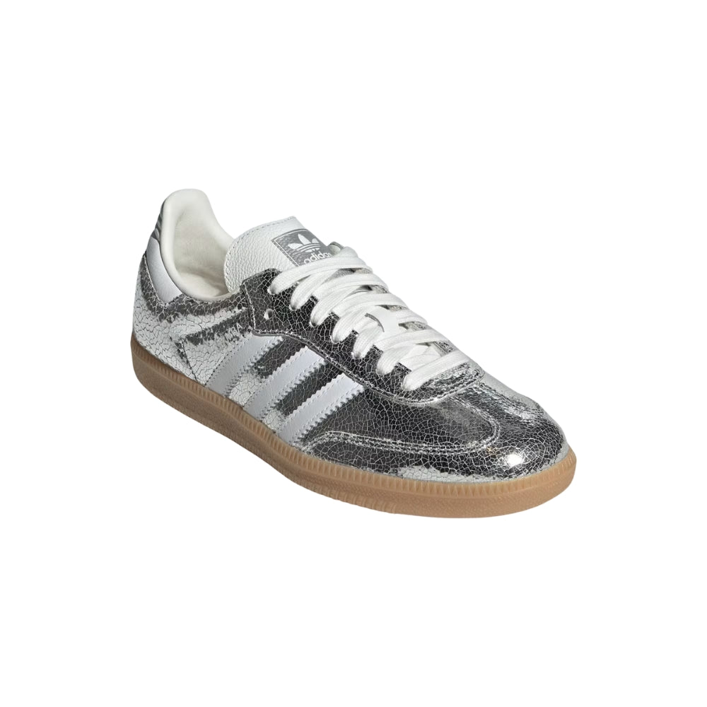Adidas Samba OG Silver Metallic Cracked