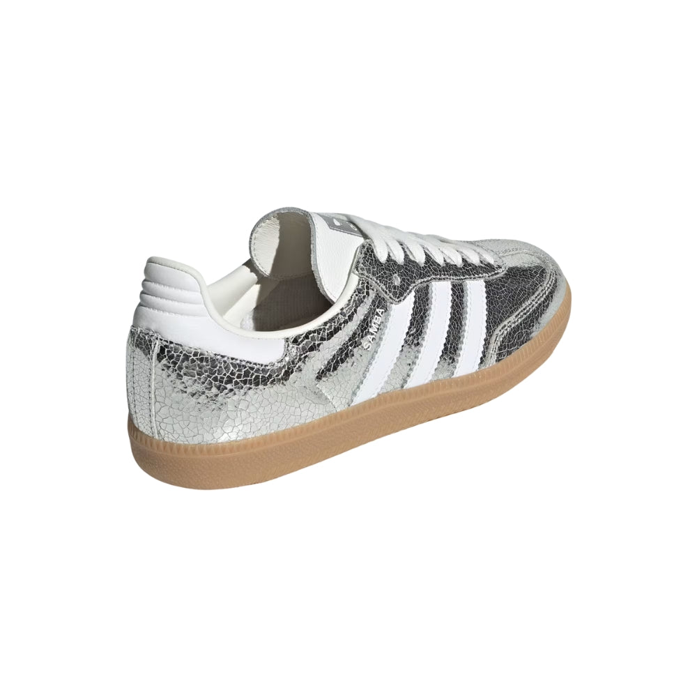 Adidas Samba OG Silver Metallic Cracked