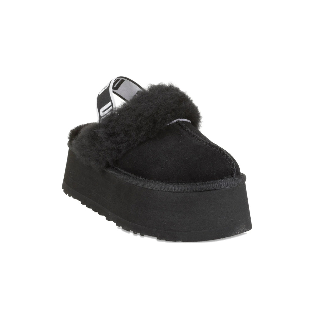 UGG Funkette Platform Slipper Black