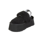 UGG Funkette Platform Slipper Black
