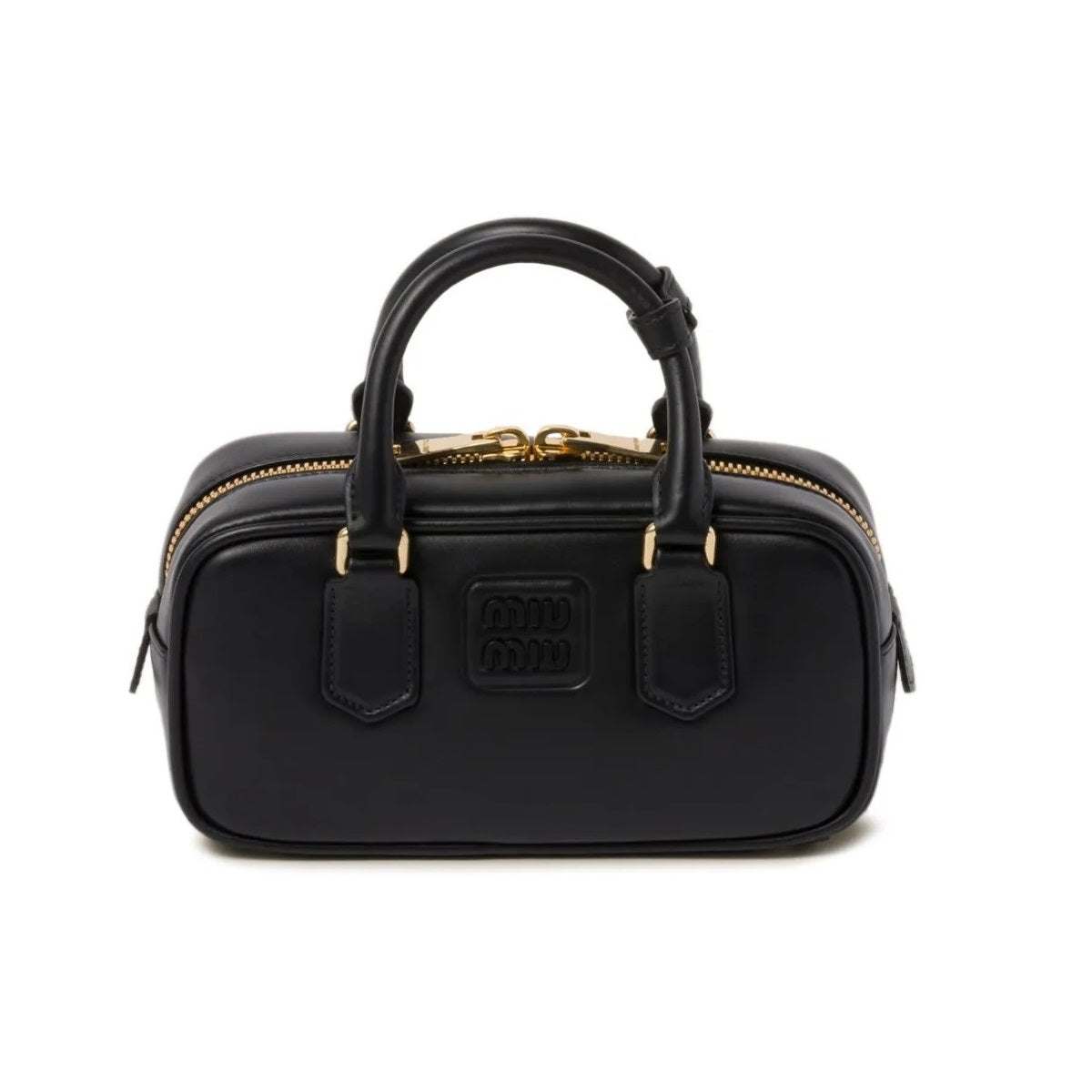 Miu Miu Small bag with brand logo brooch