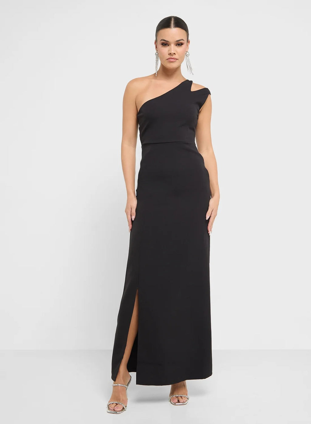 Asymmetric Column Dress