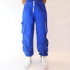 Blue Pocket Pants - All About Eg
