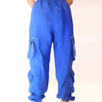 Blue Pocket Pants - All About Eg