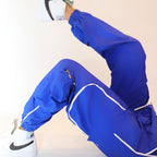 Blue Pocket Pants - All About Eg